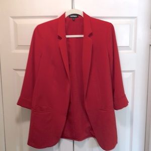 Express Red Blazer